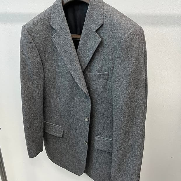 110) 버버리 그레이 울자켓 