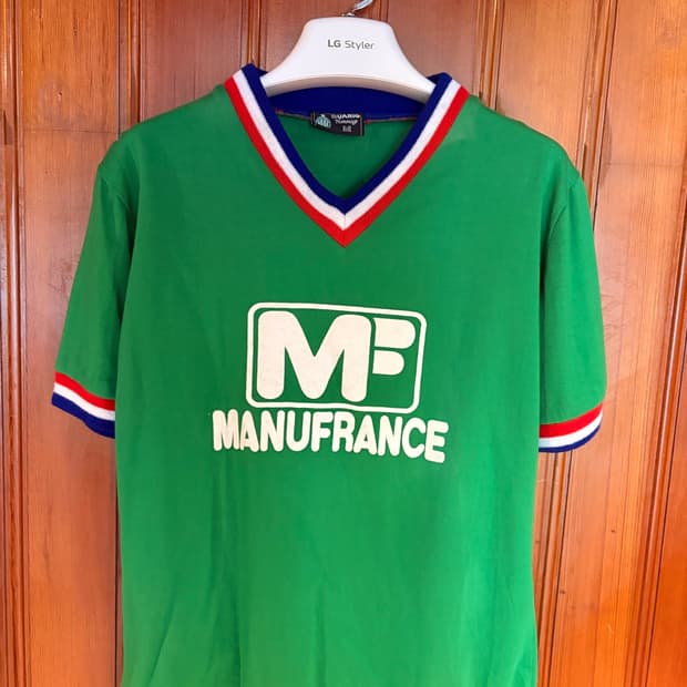 MANUFRANCE 그린 M사이즈 반팔티