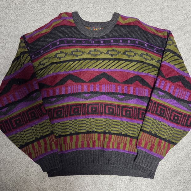 90's Made in USA Magnetic Force 니트 L-XL