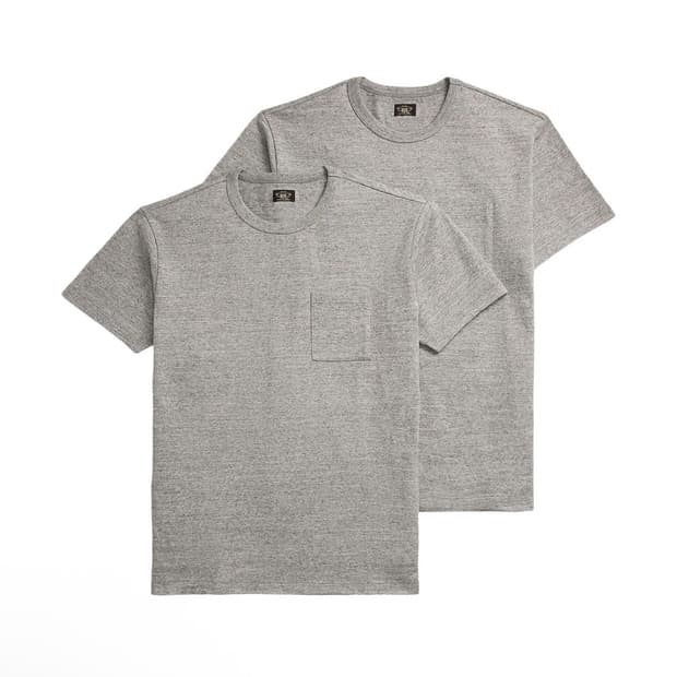 RRL 그레이 티셔츠