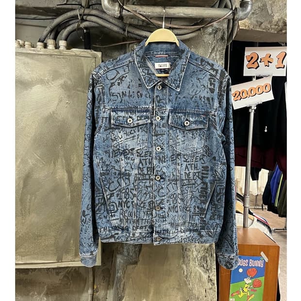 타미힐피거 데님 자켓 L #csz3733