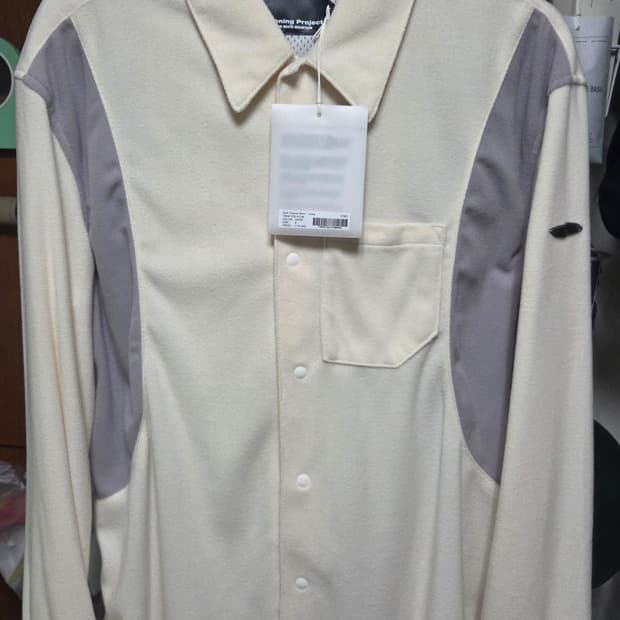 [새제품]오프닝프로젝트 소프트 플리스 셔츠 아이보리 2사이즈