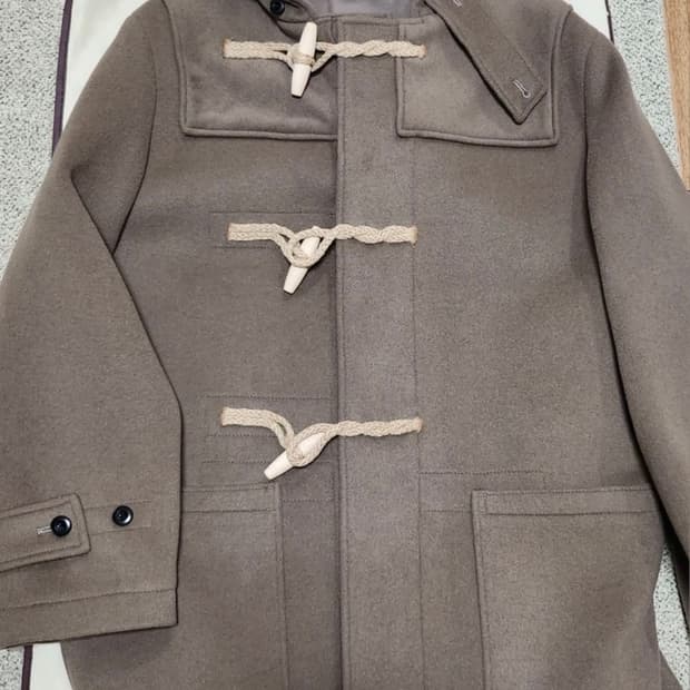 비바스튜디오 롱 더플코트 (카키브라운)