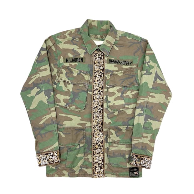 폴로 데님앤서플라이 밀리터리 카모 퍼티그자켓(XS)