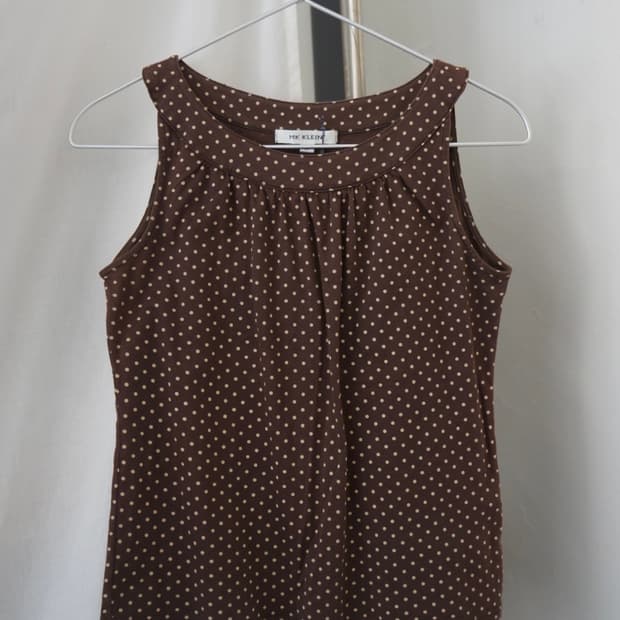 Dot Sleeveless Top