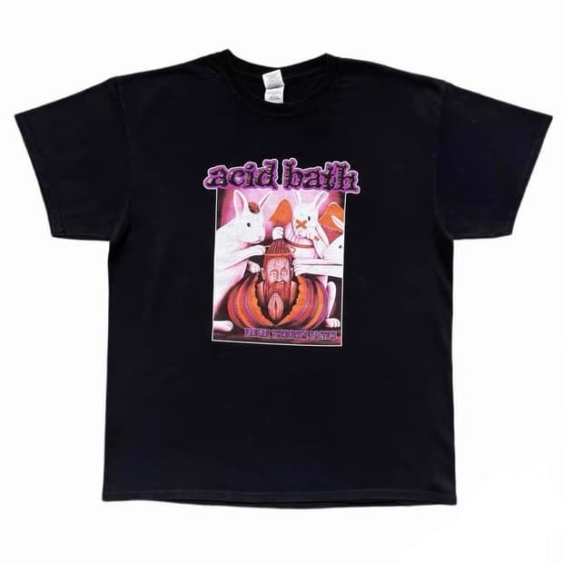빈티지 00s Acid Bath 티셔츠