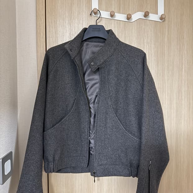 Etce 커브 울 바이커 자켓 M