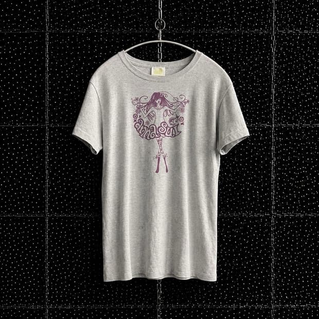 Anna sui 그래픽 반팔 티셔츠