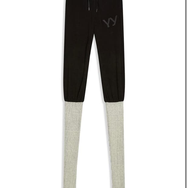 오픈 와이와이 LAYERED KNEE SOCKS PANTS