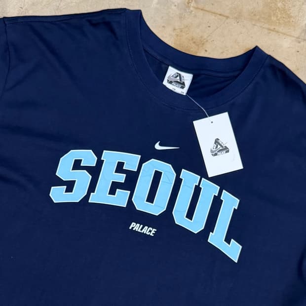 XXL 새상품 나이키X팔라스 서울 네이비 반팔티