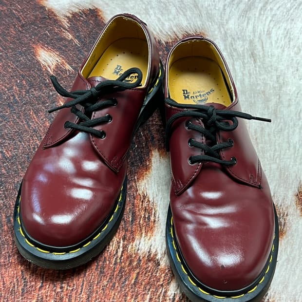 [39] 닥터마틴 1461 스무스 3홀 로퍼 체리레드
