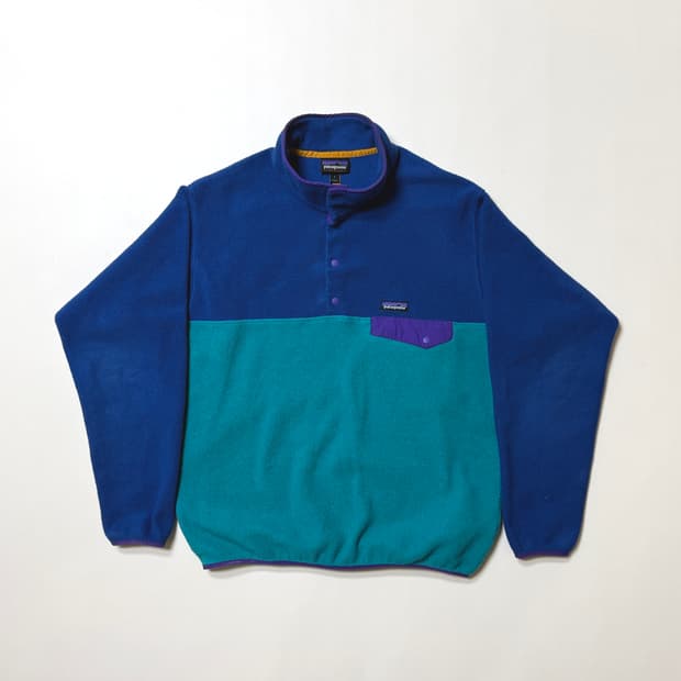 [L] 파타고니아 신칠라 플리스 후리스 블루 민트 그린