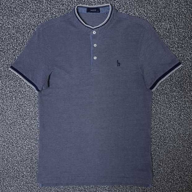 [무료배송][95-100]헤지스 남성용 차이나넥 반팔티