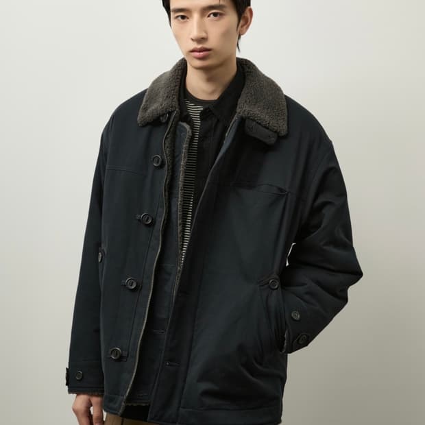 러프사이드 Deck Parka 다크 네이비 (새상품)