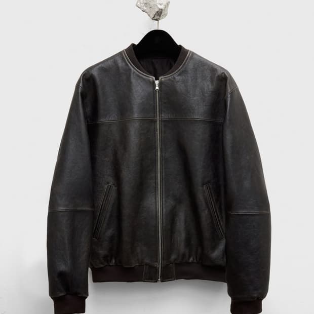 유스 / 26SS 레더 수베니어 자켓  / L