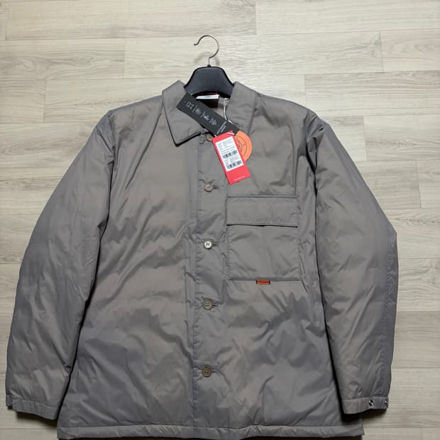 뉴발란스x호텔990 구스다운 패딩 셔츠 자켓 라이트 브라운 L 판매