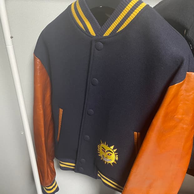 Stu x hank 바시티자켓 판매