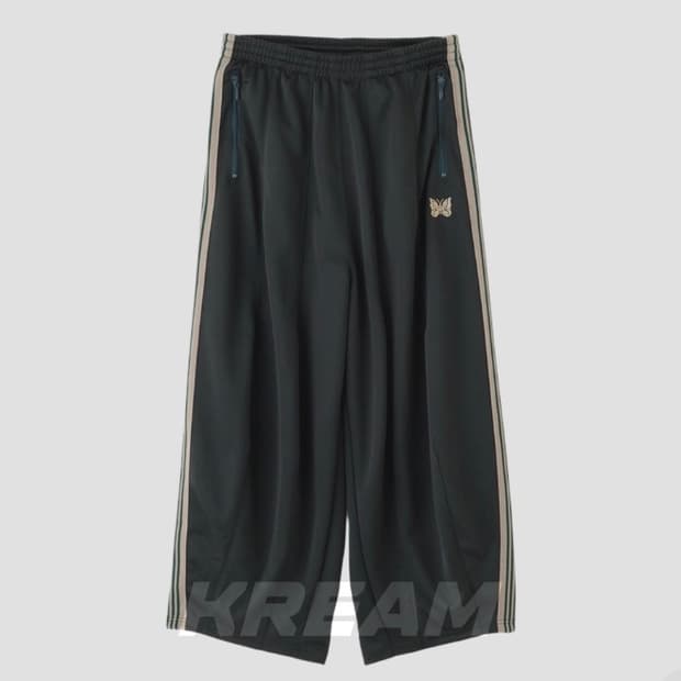 니들스 x LHP H.D. 트랙 팬츠 폴리 스무스 다크 그린