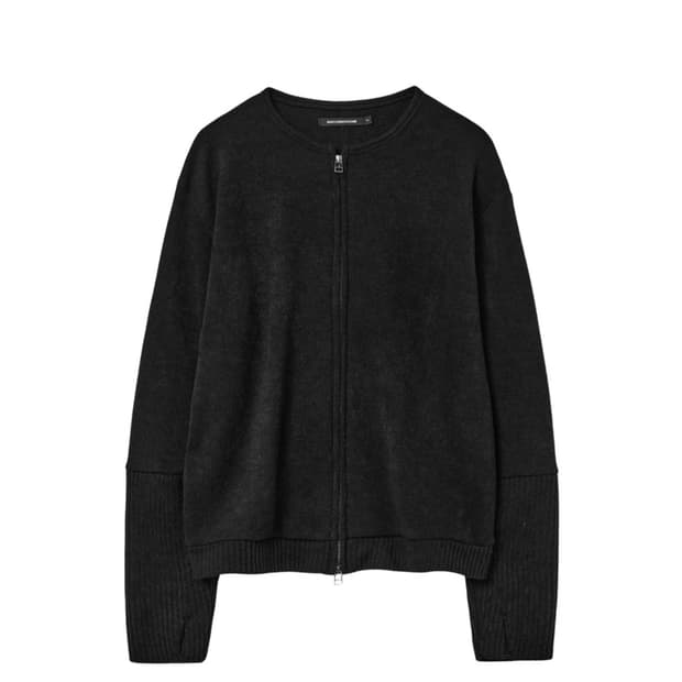 해칭룸 레이어 가디건 애쉬 블랙 2