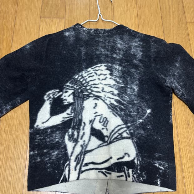 일본 빈티지 인디언 가디건