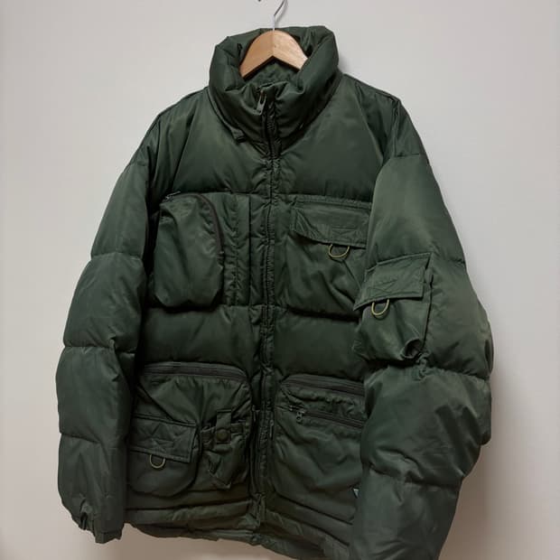 필드워킹 멀티포켓 다운 봄버 자켓