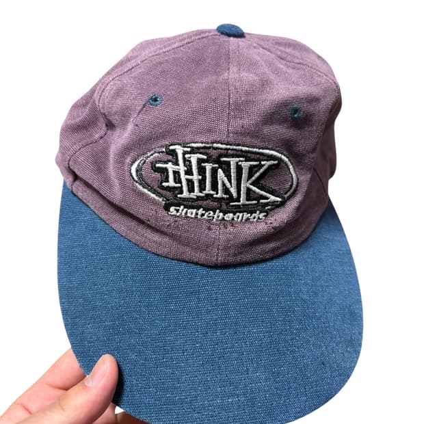 90s think skateboard 모자