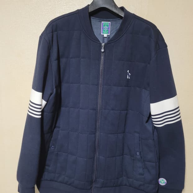 빅사이즈(110) 헤지스 라인배색 방풍 점퍼