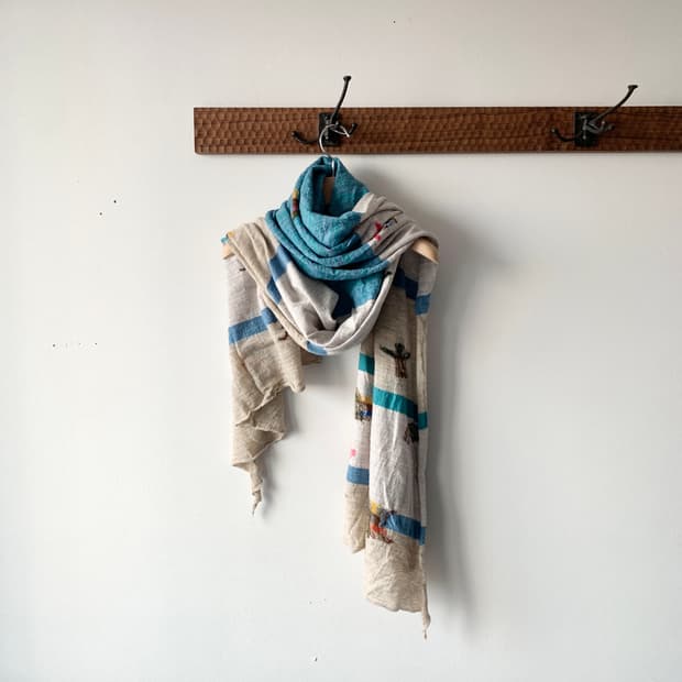 축융 울 하와이 서핑 머플러