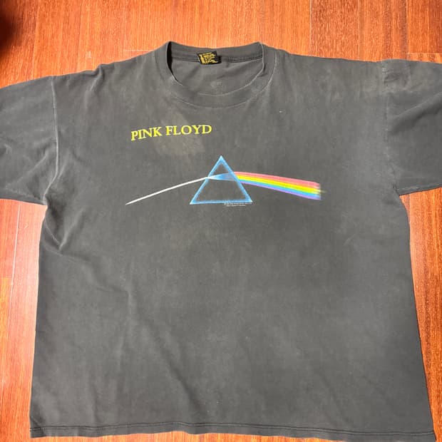 90s 핑크 플로이드 Dark Side of the Moon 밴드티