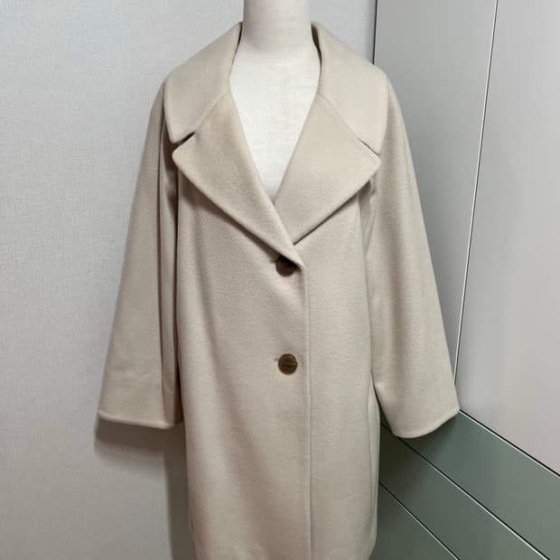 크로커다일 아이보리 코트 95