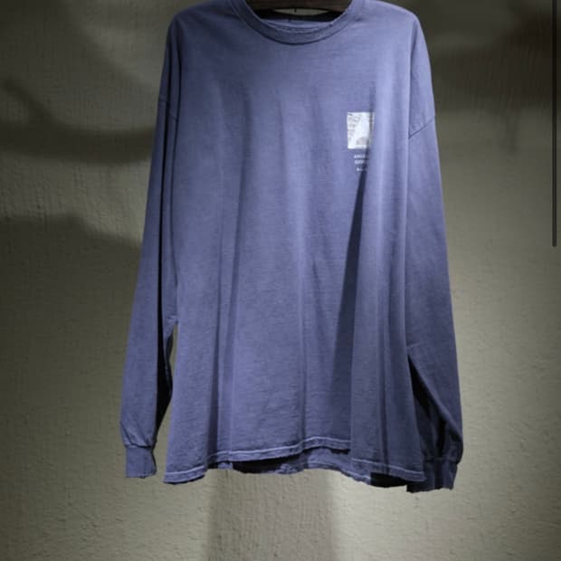 안셀름 25ss 로고 롱슬리브 F Purple