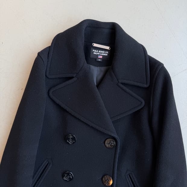 폴로 진스랄프로렌 울 피코트