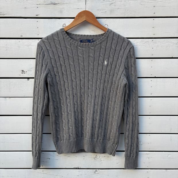 Polo 폴로 케이블 꽈배기 니트