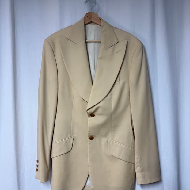 90's 비비안 웨스트우드 맨 런던 포토패치 수트/상의