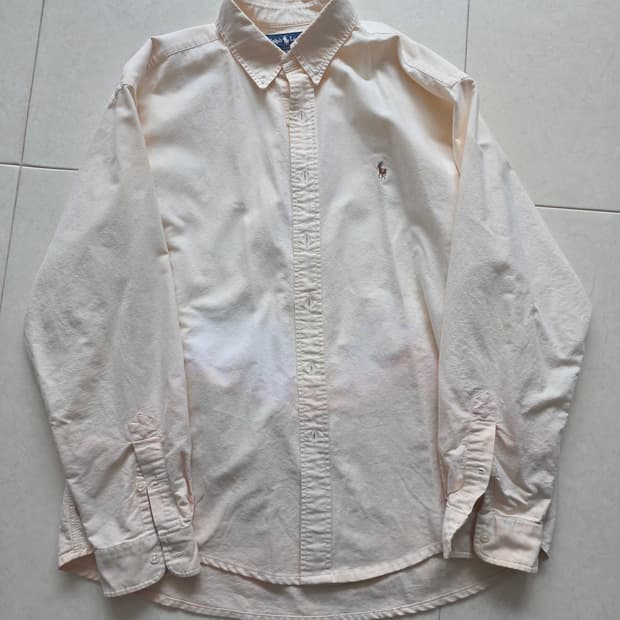 폴로 블레이크핏 옥스포드셔츠 옐로우 XL