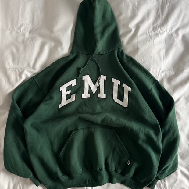 [XXL] USA 90s 러셀 애슬레틱 후드 그린