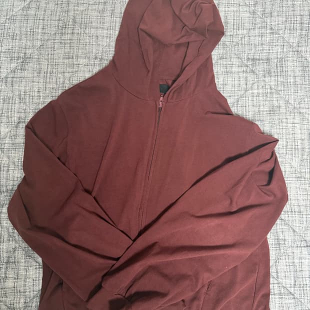 머듈 후드집업 버건디 3사이즈