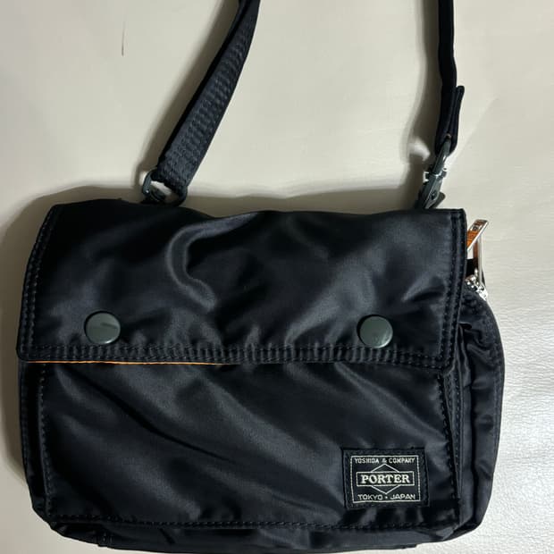 포터 Tanker Shoulder Bag - Black