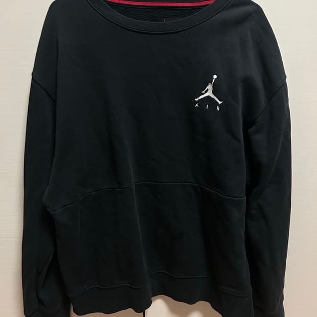 나이키 에어 조던 맨투맨 블랙 L