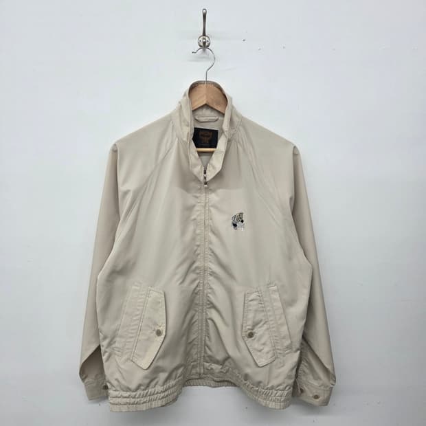 MCM 베이지색 남성 바람막이 점퍼 M