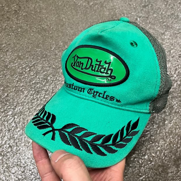 빈티지 본더치 매쉬 볼캡