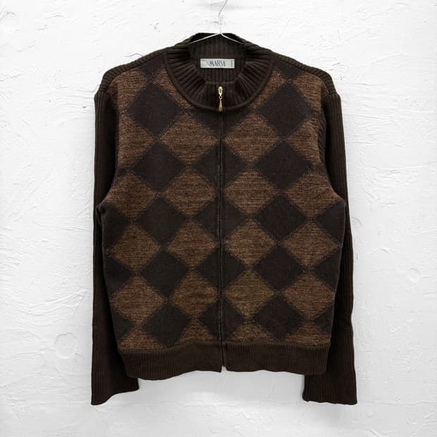 marsa 아가일 울 니트집업