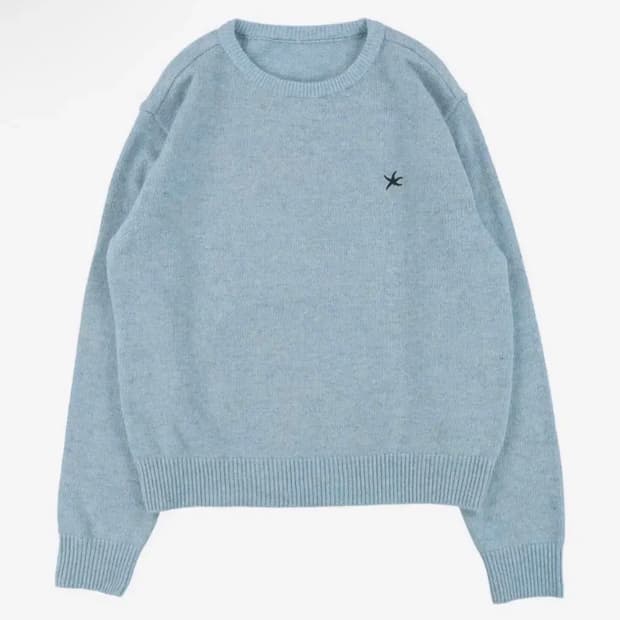 더콜디 니트 TCM starfish knit light sky blue