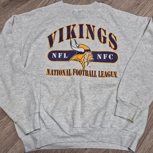 Lee 90s 빈티지 NFL바이킹 맨투맨(존 랜들)