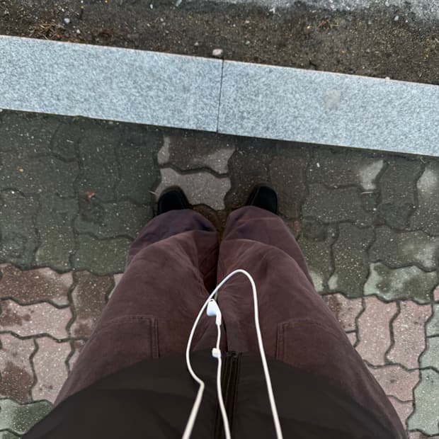 [4]폴리테루 퍼티그 스웻팬츠 다크퍼플네이비