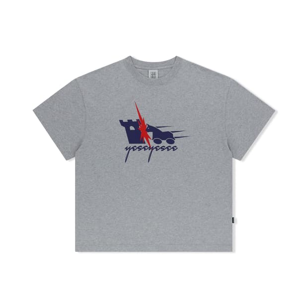 Y.E.S Hobby Horse Tee Grey