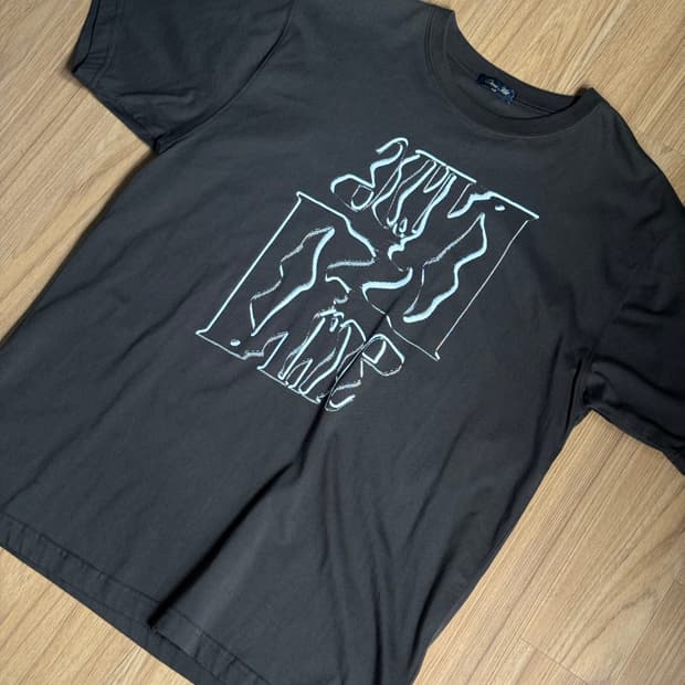 Dime 다임 차콜 티셔츠
