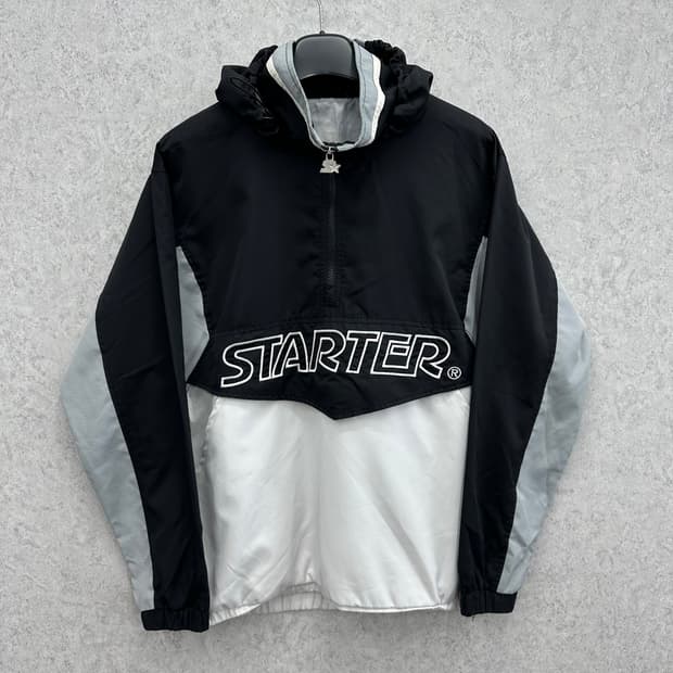 100 스타터 올드스쿨 남자 루즈핏 아노락