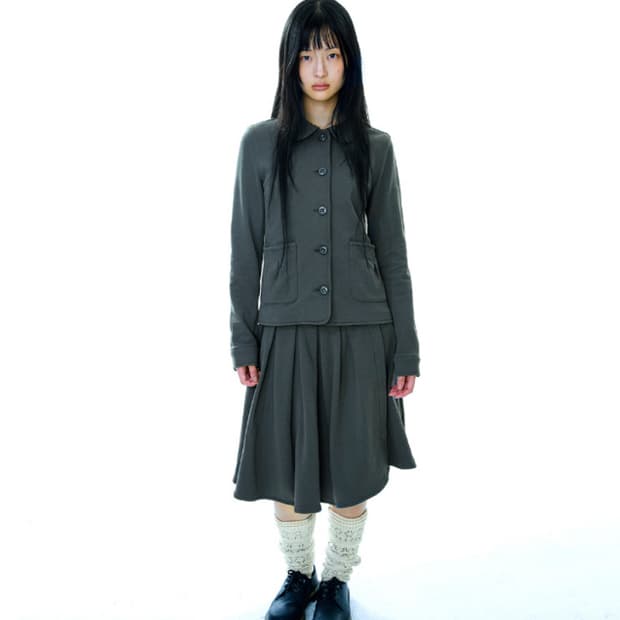 코이세이오 코지 스웻 셋업 2 사이즈 자켓 스커트 