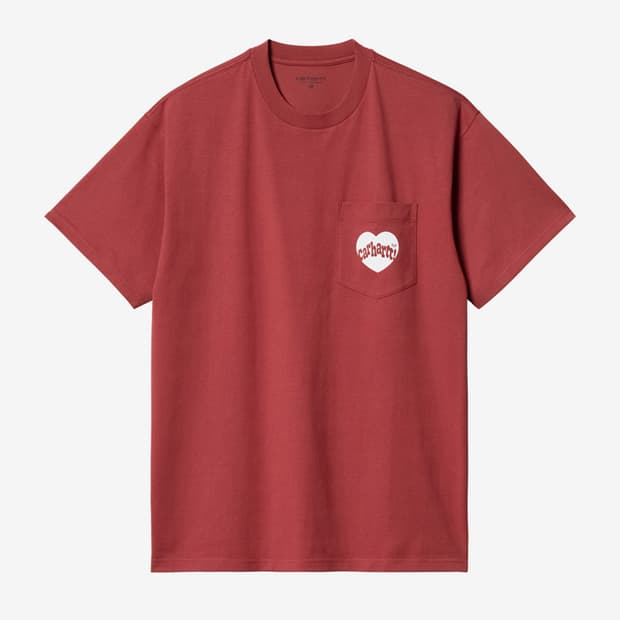 칼하트 S/S AMOUR POCKET T-SHIRT M
